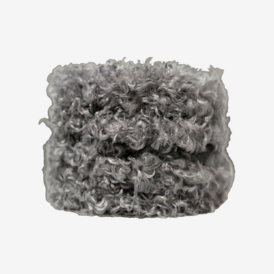 Fingie Twistie Color - Duo Curly, Dark Gray 2 pcs Curly Chenille Stems for Teddy Dog & Cute Animal Crafts